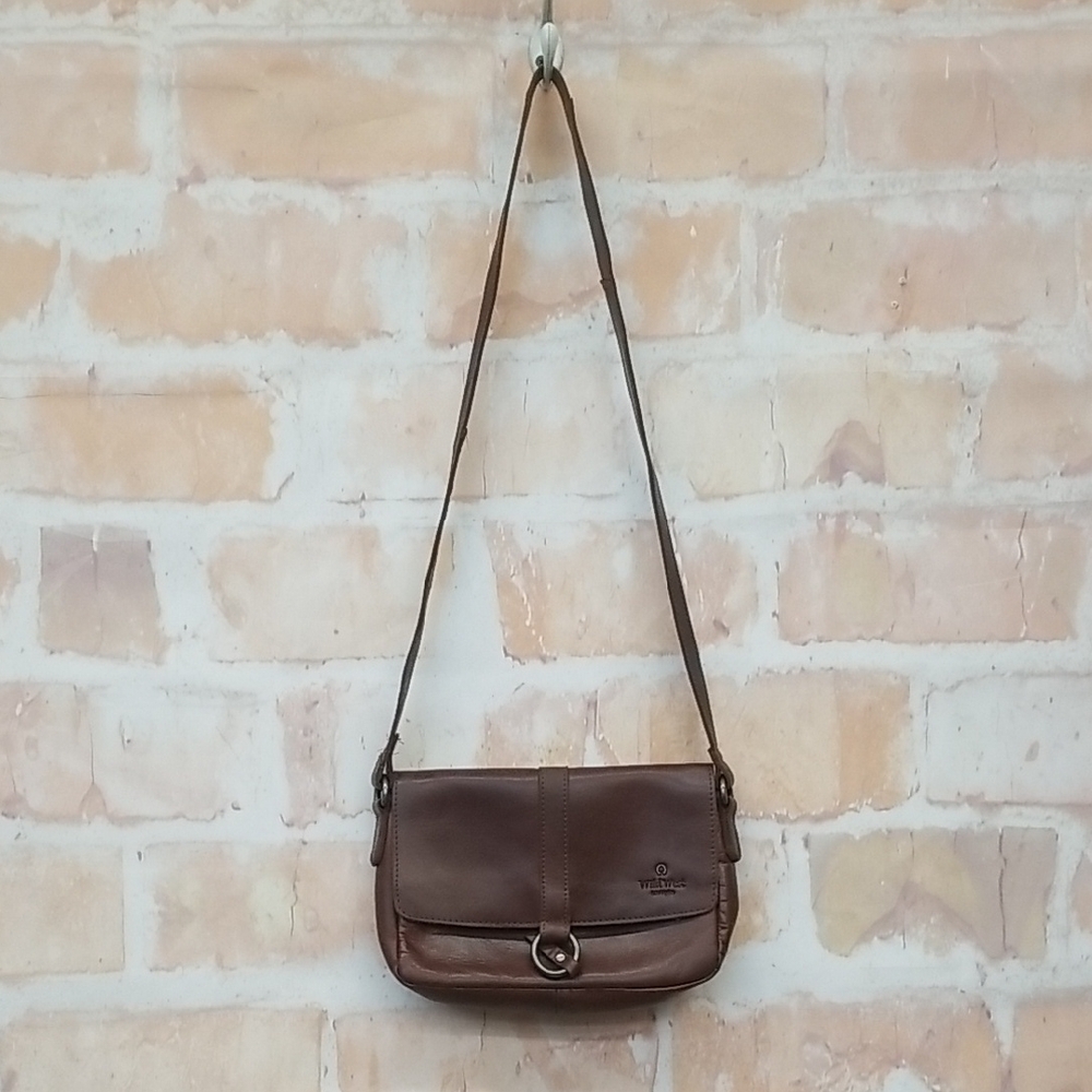 Brown Leather Crossbody Bag